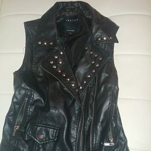 Leather vest